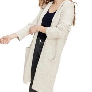 Jenni Kayne Beige Open-Front Cardigan